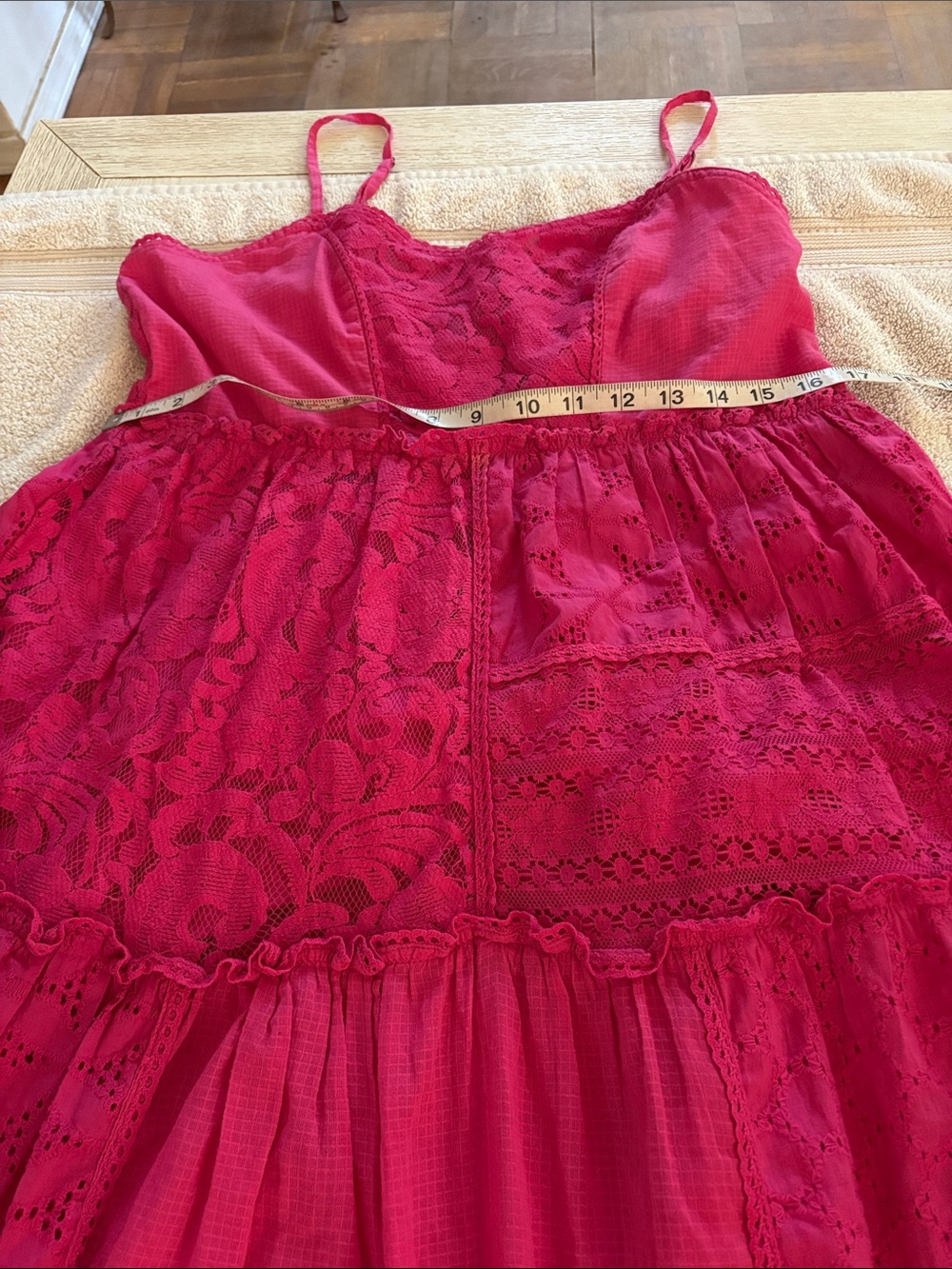 Anthropology’s Bhanuni by Joyti beautiful Laced Maxi tiered Sundress - Picture 9 of 14